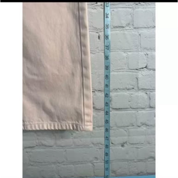 Pink Dolphin Mens Biker Moto Jeans Light Pink Pockets Denim 42 - Picture 6 of 10